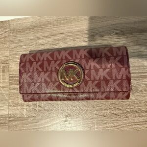 Michael Kors Fulton Wallet Burgundy